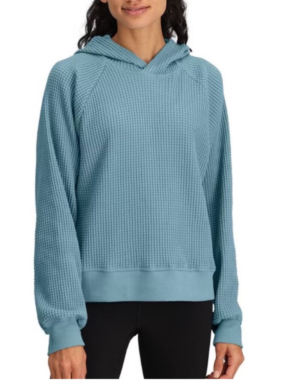 The North Face Chabot Waffle-Knit Thermal Hoodie